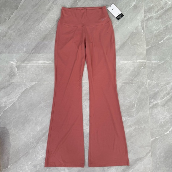 Women's Nike Dri-Fit Zenvy High Waisted Flared Full Length Leggings Medium - Picture 2 of 16